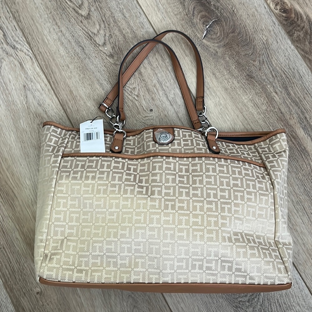Brand new never used Tommy Hilfiger Monogram Large Tote